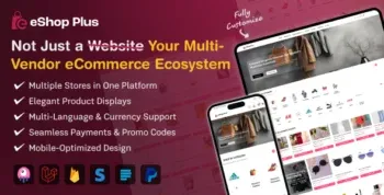 eShop Plus – Multi Vendor eCommerce, Multi Module Website in Laravel